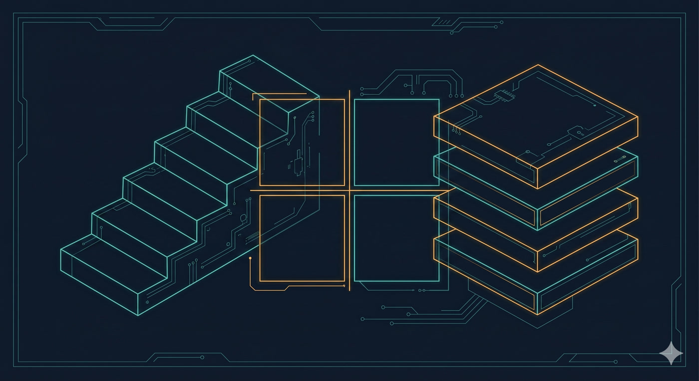 AI-Powered Growth frameworks overview — maturity staircase, automation quadrants, and growth systems